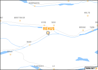 map of Mehus