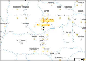 map of Meiauna