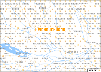 map of Mei-chou-chuang