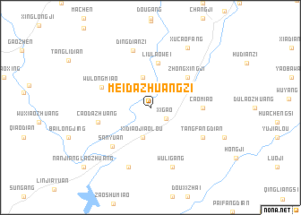 map of Meidazhuangzi