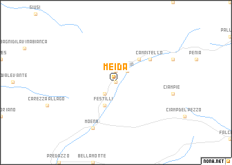 map of Meida