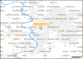 map of Meiderich