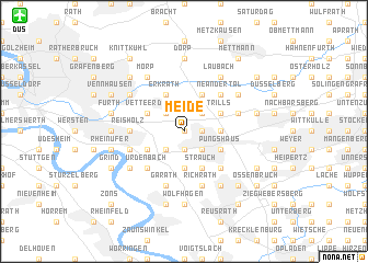 map of Meide