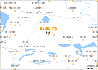 map of Meidonys