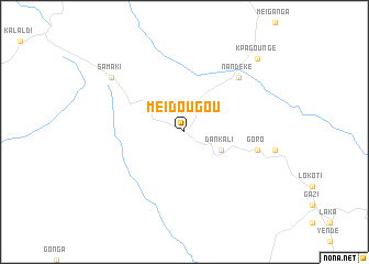 map of Meidougou