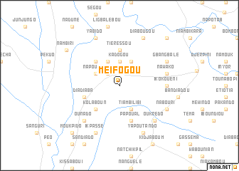 map of Meïfogou