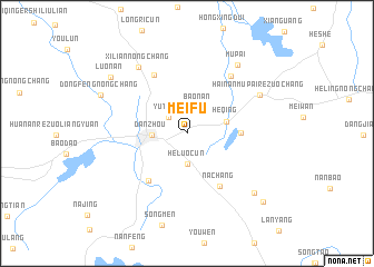 map of Meifu