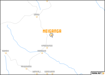 map of Meïganga