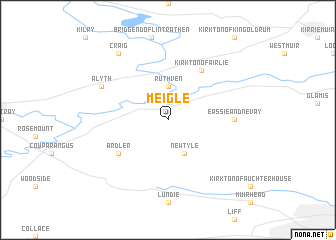 map of Meigle