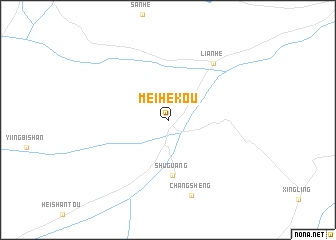 map of Meihekou