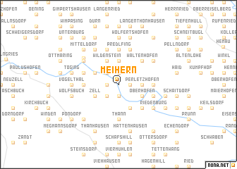 map of Meihern