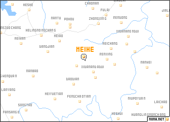 map of Meihe