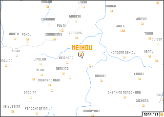 map of Meihou