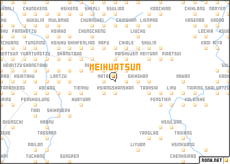 map of Mei-hua-ts\