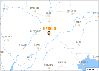 map of Meihua