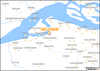 map of Meijiadai