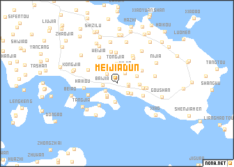 map of Meijiadun