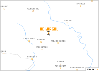 map of Meijiagou
