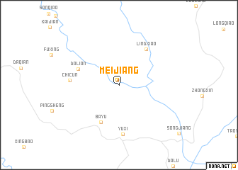 map of Meijiang