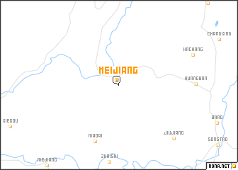 map of Meijiang