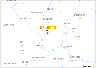 map of Meijiang