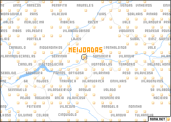 map of Meijoadas