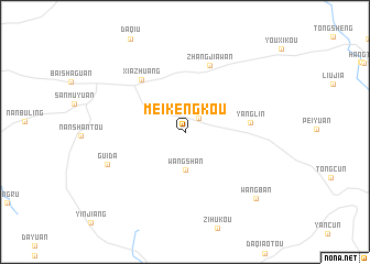 map of Meikengkou