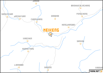 map of Meikeng