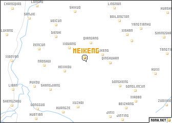 map of Meikeng