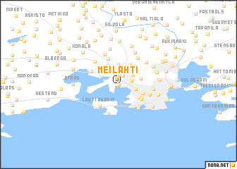 map of Meilahti