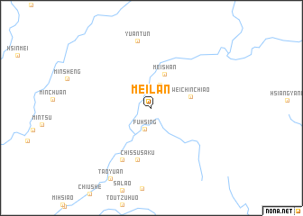 map of Mei-lan