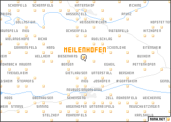 map of Meilenhofen