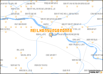 map of Meilhan-sur-Garonne