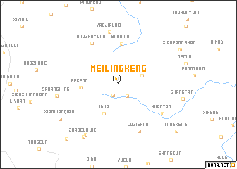 map of Meilingkeng