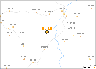 map of Meilin