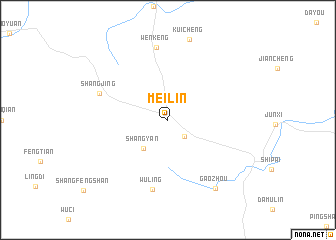 map of Meilin