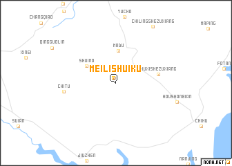 map of Meili Shuiku