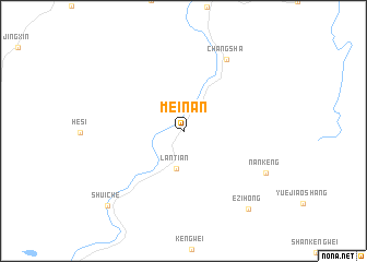 map of Meinan