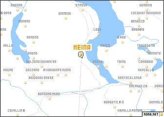 map of Meina