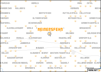 map of Meinersfehn