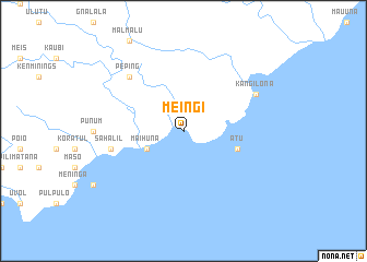 map of Meingi