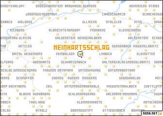 map of Meinhartsschlag