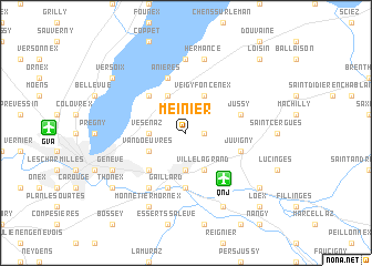 map of Meinier