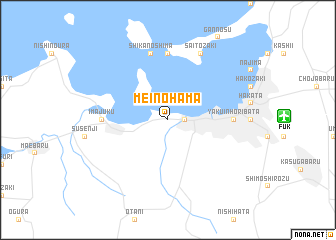 map of Meinohama
