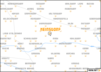 map of Meinsdorf