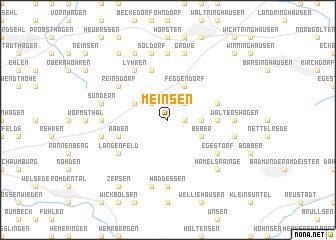 map of Meinsen