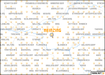 map of Meinzing