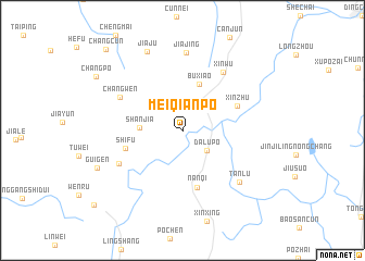 map of Meiqianpo