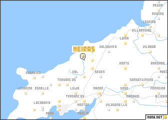 map of Meirás