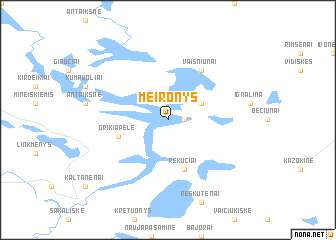 map of Meironys